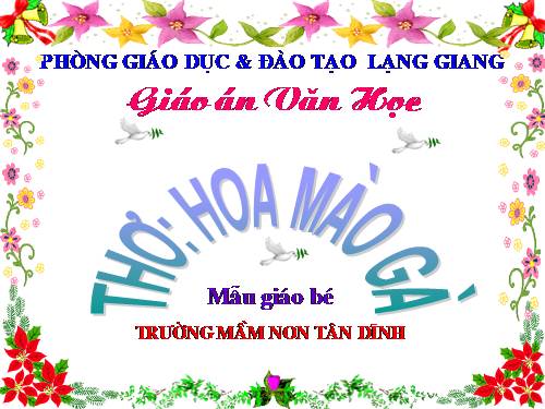 Tho Hoa Mao Ga -3Tuoi