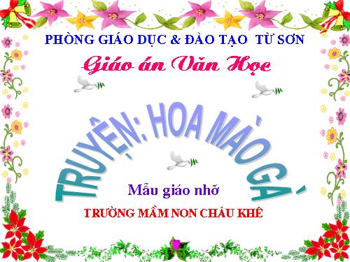 Hoa mào gà- Mẫu giáo nhỡ