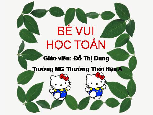 Bé vui học toán