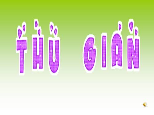 thư giãn cuối tuần