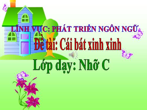 thơ:Cái bát xinh xinh