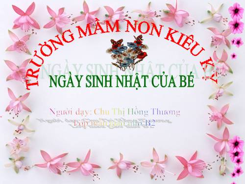 Khám phá ngày sinh nhật của bé