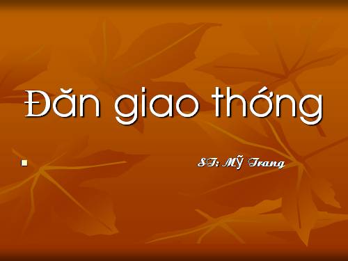 den giao thong