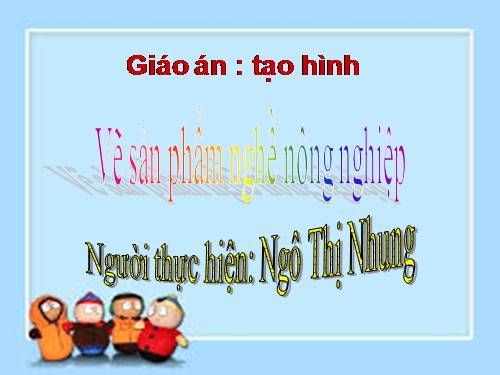 Vẽ sản phẩm của nghề nông