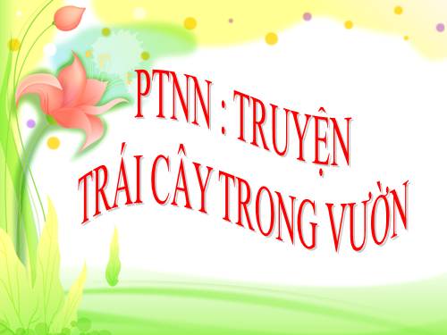 truyện trái cây trong vườn