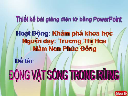 the giơi động vât