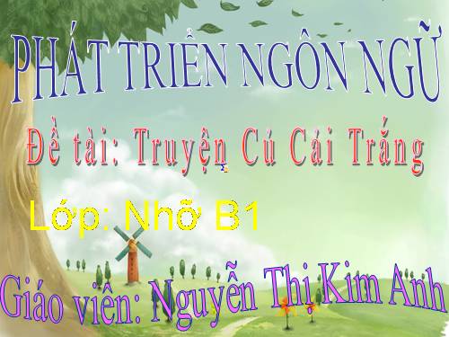 TRUYỆN : CỦ CẢI TRẮNG