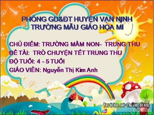 TÌM HIỂU TẾT TRUNG THU