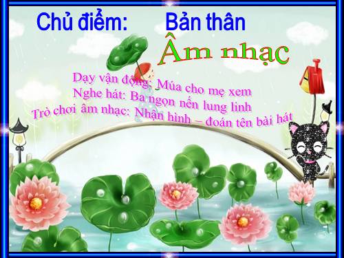 giáo án mầm non