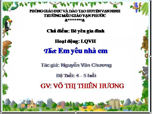 LQVH"EM YÊU NHÀ EM"