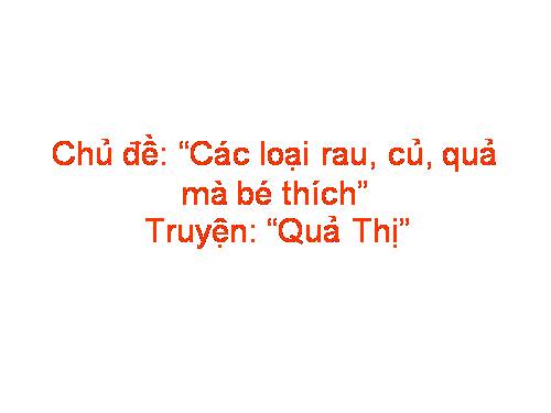 truyện quả thị