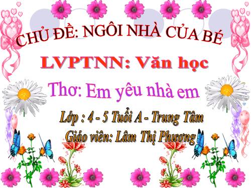 gia đình thân yêu của bé