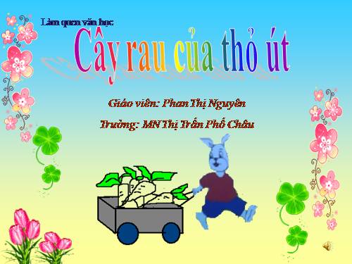 Truyện cây rau của Thỏ út