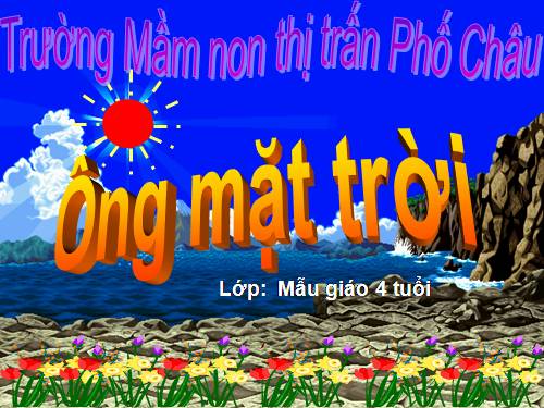 LQVH: Thơ "Ông mặt trời"