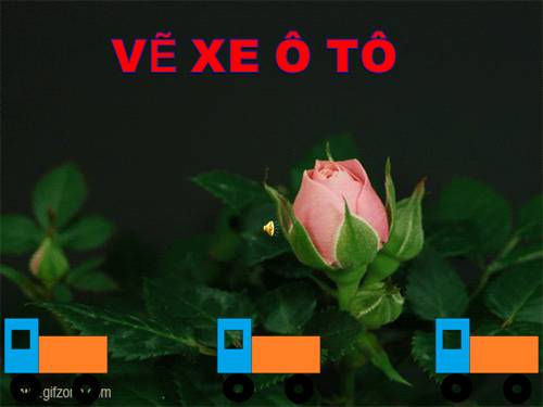 vẽ xe ô tô tải