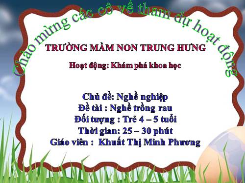 Nghề trông rau