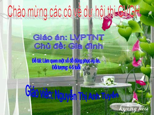 lam quen do dung gia dinh