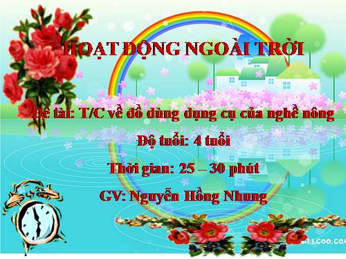 Hoat dong ngoai troi