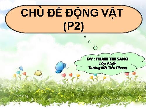 chủ điểm ĐV