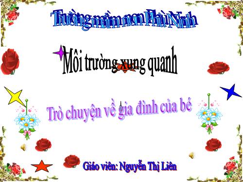 gia đình của bé