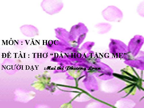 Văn học: Thơ