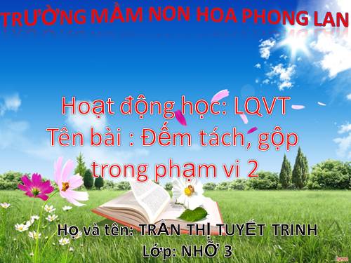 tách gộp số lượng trong phạm vi 2