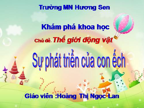 Sự phát triển của ếch