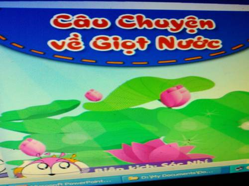 câu chuyện về giọt nước