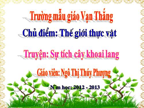 Truyện sự tích cây khoai lang