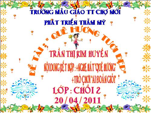 quê hương tươi đẹp