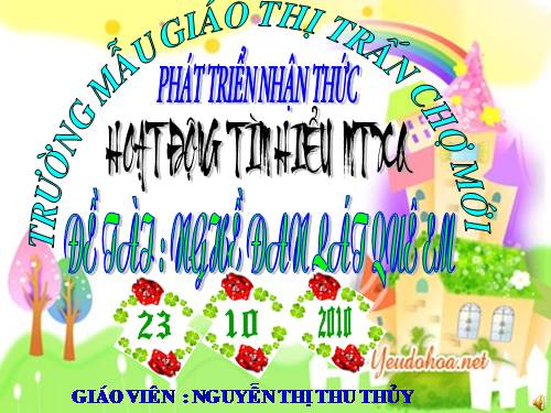 làm quen môt số nghề truyền thống