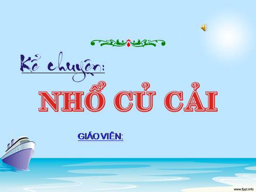 NHỔ CỦ CẢI