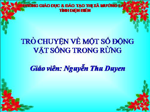 động vật trong rừng