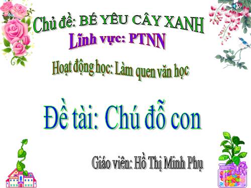 chú đỗ con