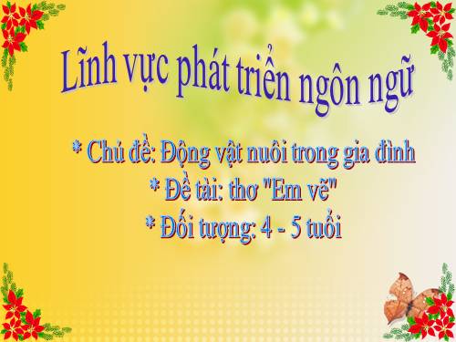 Thơ Em vẽ"