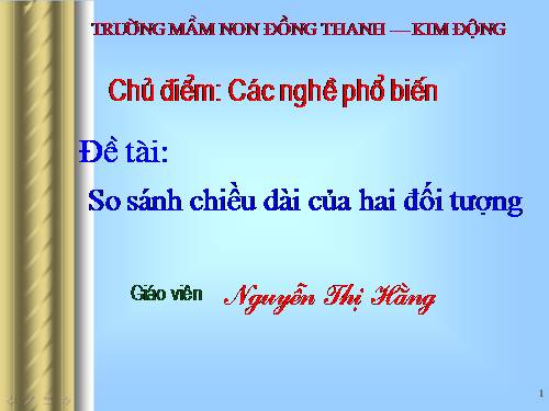 So sánh hai đối tượng bằng nhau