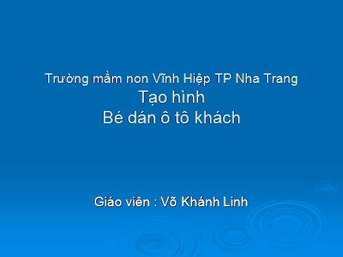 Giáo an điện tử " Giao thông"