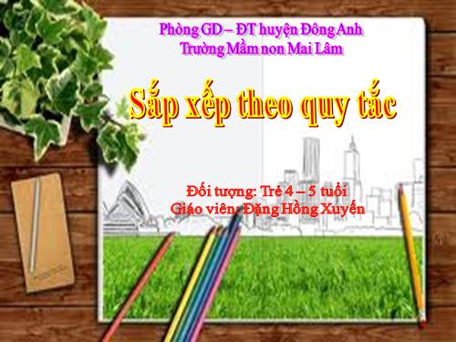 Sắp xếp theo quy tắc