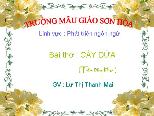 lĩnh vực : phát triển ngôn ngữ