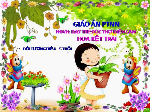 Thơ Hoa Kết Trái