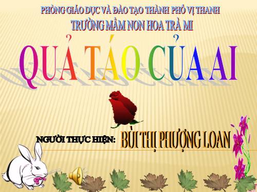 QUẢ TÁO CỦA AI