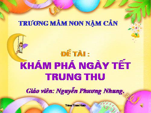 Trò chuyen về tết trung thu