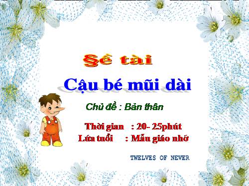 Cậu bé mũi dài