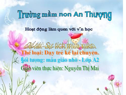 truyện sự tích mùa xuân