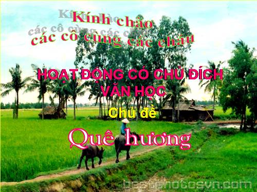 quê hương  của bé