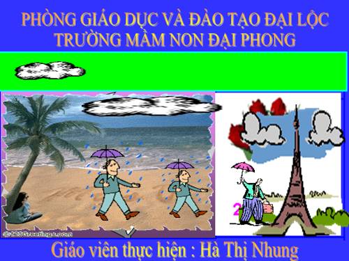 TÌM HIỂU VỀ MƯA