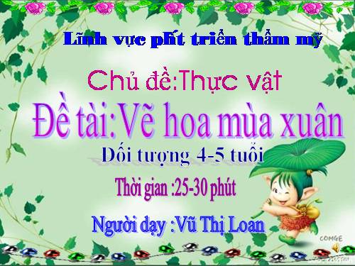 ve hoa mua xuan