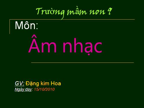 ÂM NHẠC