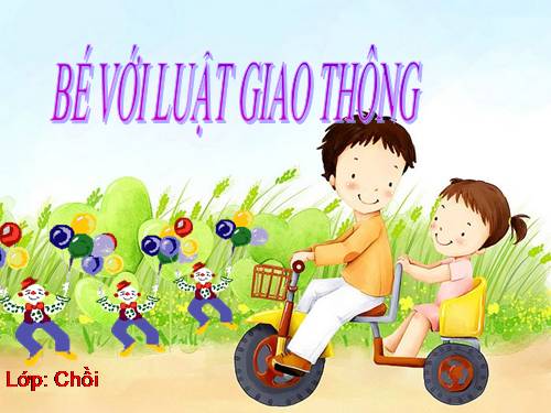 Bé với luật giao thông