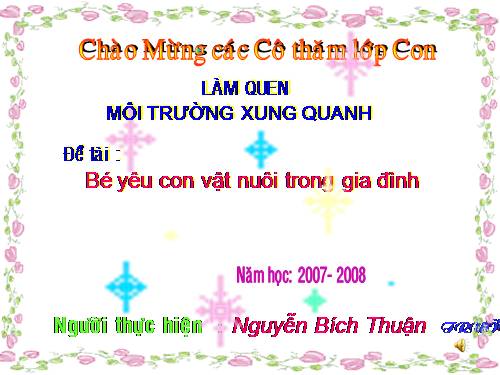 Vật nuôi trong gia đình